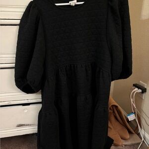 Black tiered target dress.